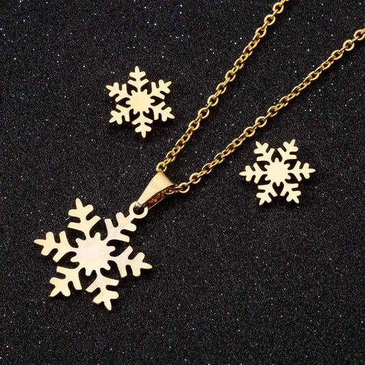 Snowflake necklace
