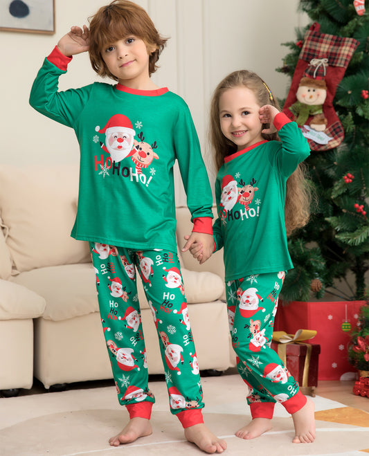 Santa Christmas Pajamas For Family Matching