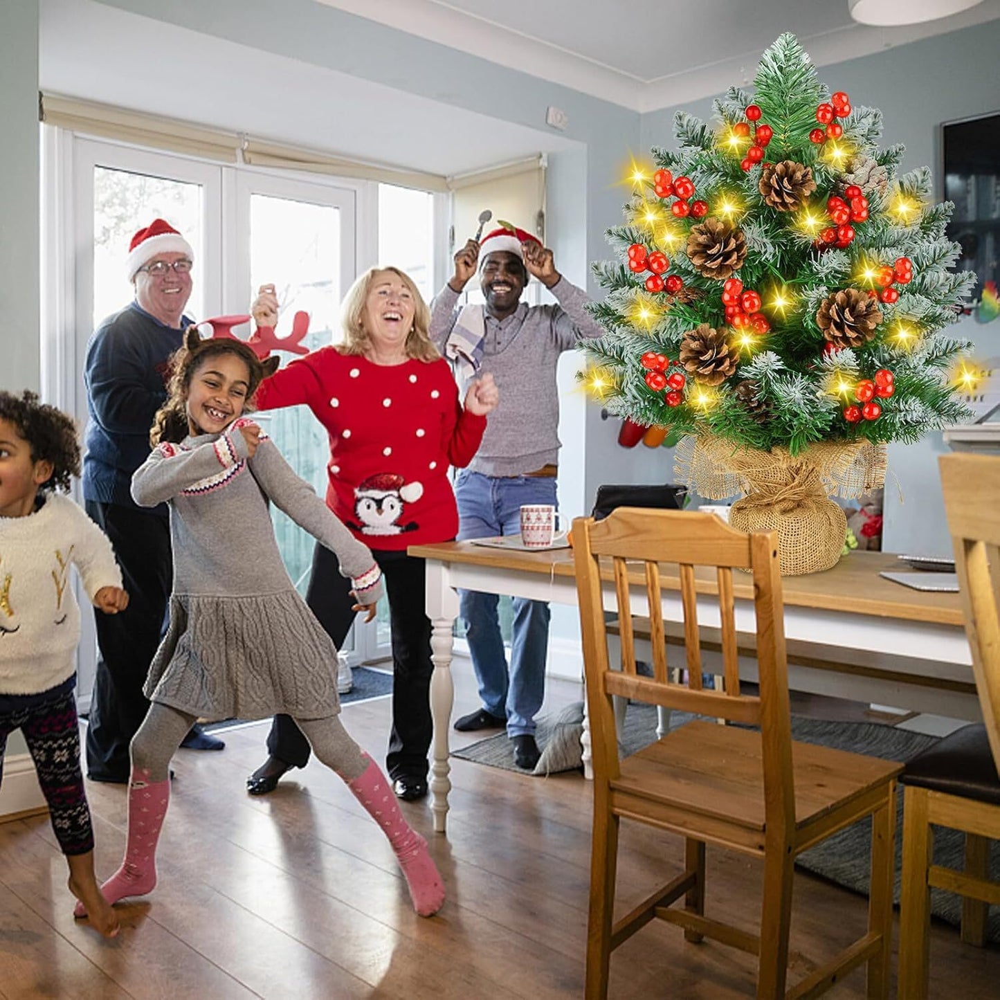 Mini Christmas Tree With LED Lighting