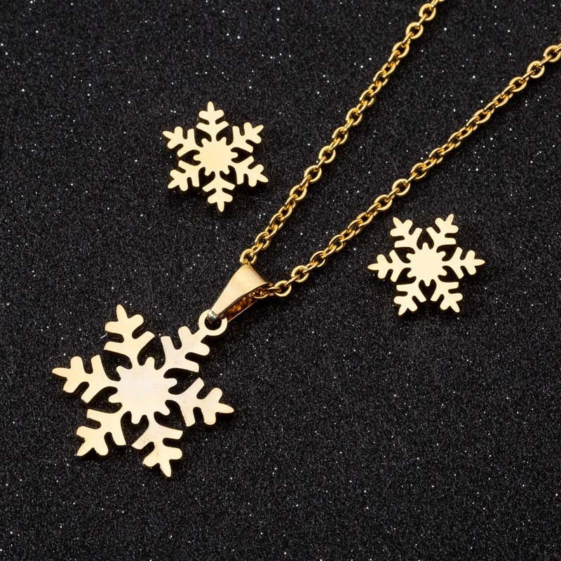 Snowflake necklace
