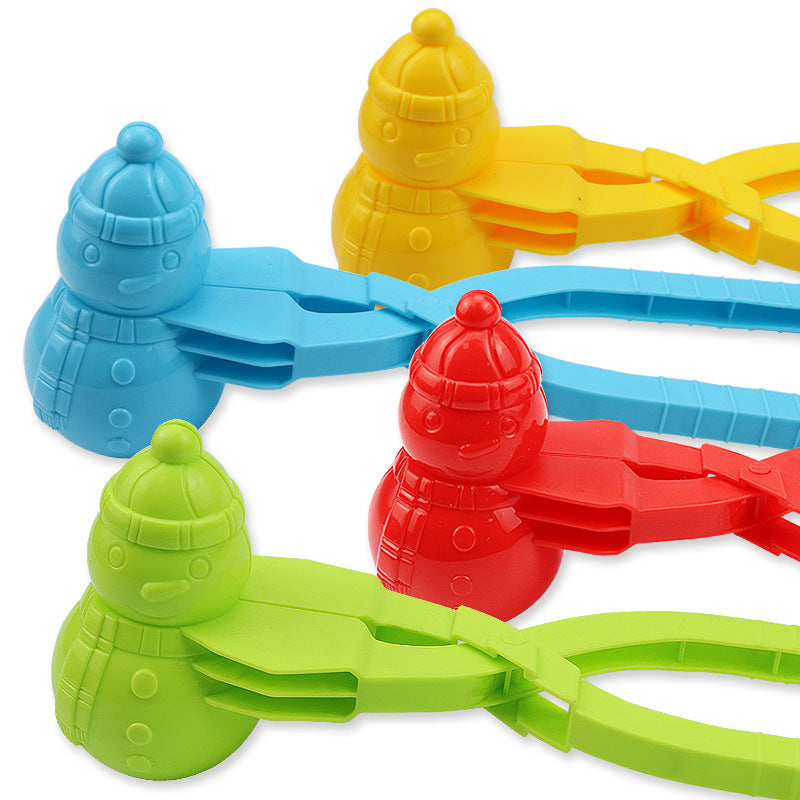 Snowman snow scooper