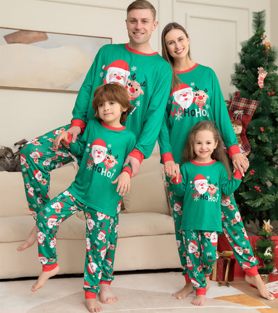 Santa Christmas Pajamas For Family Matching
